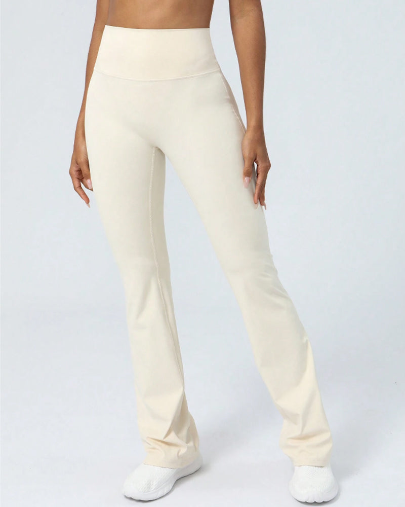 Hugmecurve High Waist Butt-lifting Flare Leggings For Women